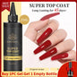Blushimmer Born Pretty 250g milky white jelly nude gel nail polish refill, translucent semi-permanent soak-off UV gel in clear packaging