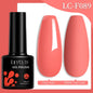 Brightly colored LilYcute 7ml gel nail polish bottles in various shades for long-lasting manicures and nail art.