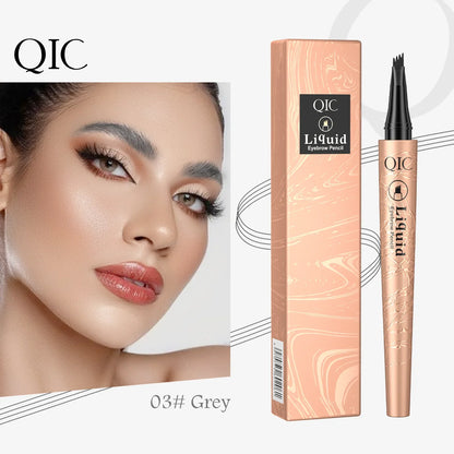 Blushimmer waterproof liquid eyebrow pencil with microblade tip for natural, smudge-proof, long-lasting brow definition.