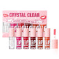 Blushimmer MAGIC CASA 6-piece set water-gloss jelly lip oil with plumping and hydrating properties, displayed in clear packaging.