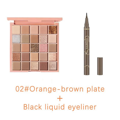 Blushimmer waterproof brown liquid eyeliner pen, slim design, ideal for precise application, smudge-proof and long-lasting.