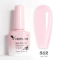 Venalisa Blushimmer glitter gel polish with pink nude full coverage for UV and LED French nails, soak-off TPO free nail gel