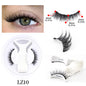 Blushimmer magnetic false eyelashes set with fluffy faux mink lashes and magnetic tweezers for natural, reusable eye makeup.