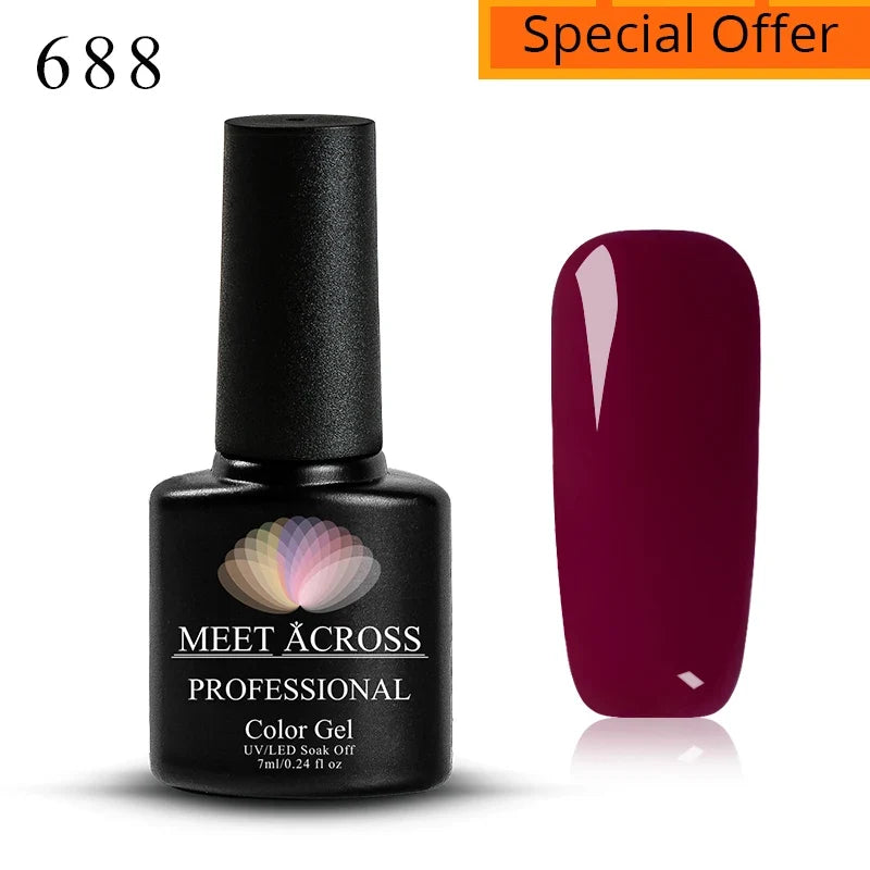Blushimmer Meet Across pink dried flower gel nail polish with natural flower design for UV and LED nail art, 5ml bottle.