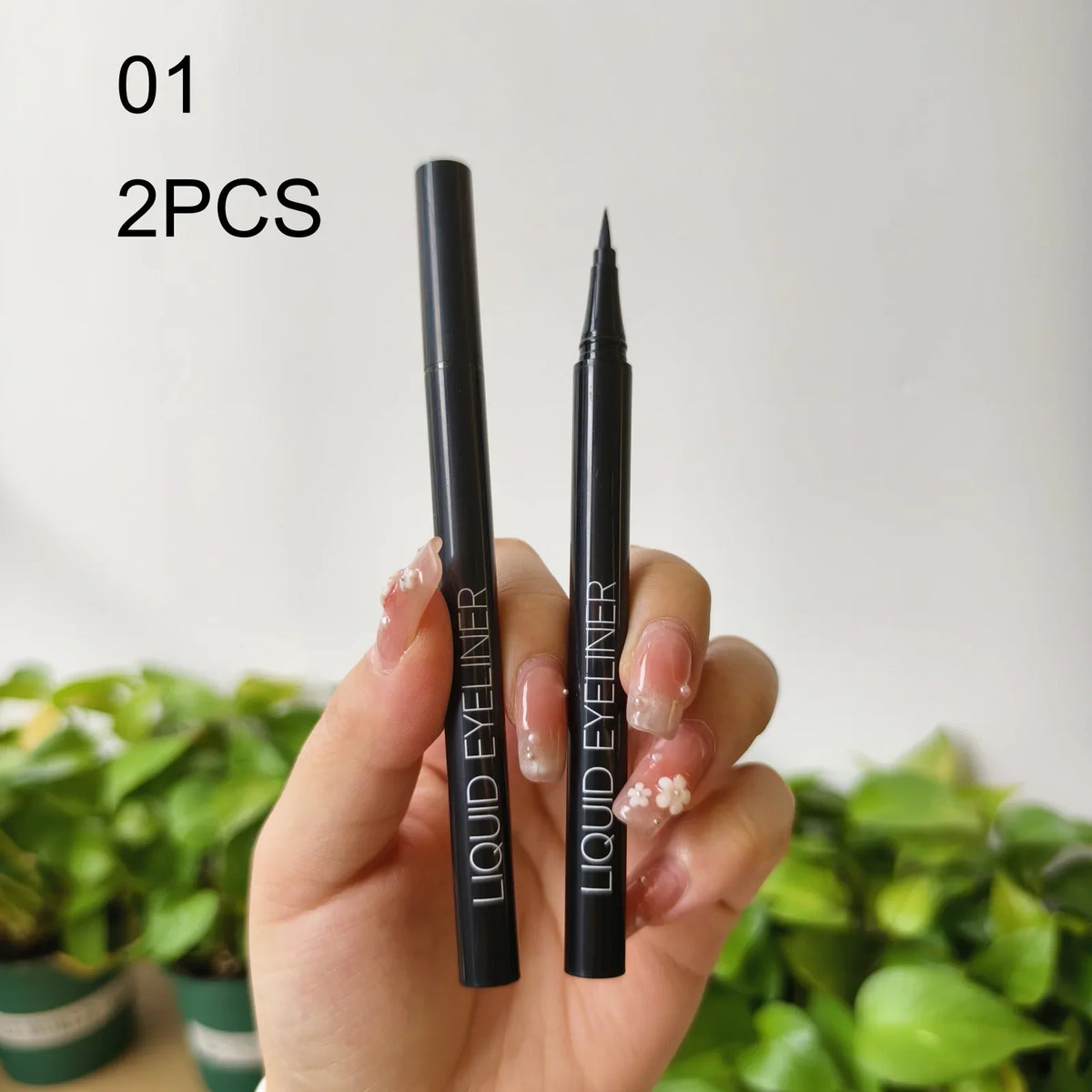 Blushimmer quick-dry waterproof eyeliner pencil with smooth matte finish, long-lasting, anti-smudge liquid eye liner pen.