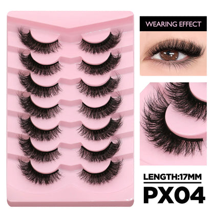Blushimmer fluffy 3D mink cat eyelashes for a natural look, lightweight, reusable false lashes for daily wear, parties, and weddings.