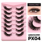 Blushimmer fluffy 3D mink cat eyelashes for a natural look, lightweight, reusable false lashes for daily wear, parties, and weddings.