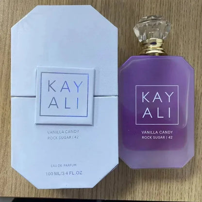 Blushimmer KAYALI 100ml women's floral Eau De Parfum with plum, jasmine, tuberose, vanilla, and suede notes.