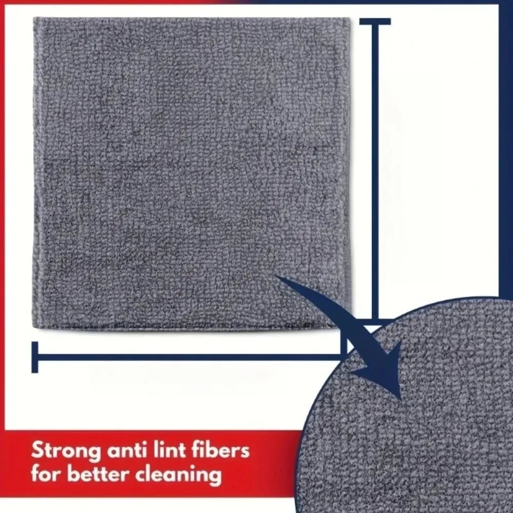 5/10/20 Item 5: Kitchen Towels, Ultra-fine Fiber Light Gray Cleaning Cloth Set, Soft and stain-resistant fabric