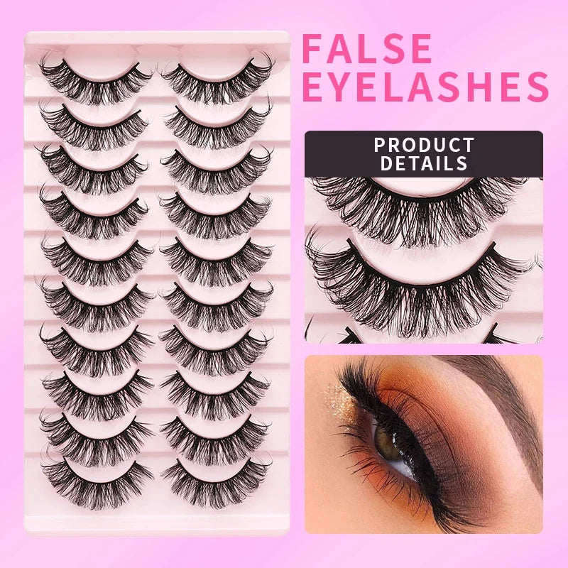 Blushimmer 25mm 3D Mink Volume Fluffy False Eyelashes, dramatic thick natural look with thick, dramatic mink lashes.
