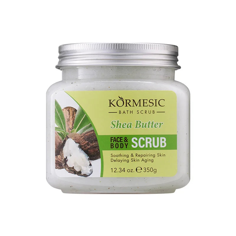 KORMESIC Turmeric Body Scrub Cream Facial Moisturizing Deep Cleansing Milk Rose Gentle Tender Face Exfoliation Skin Care Product