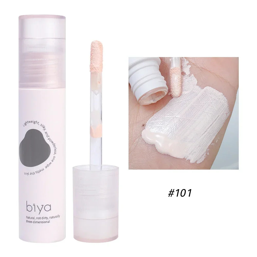 Blushimmer liquid bronzer contour makeup with waterproof formula, natural highlighter, and nose shadow for face brightening.