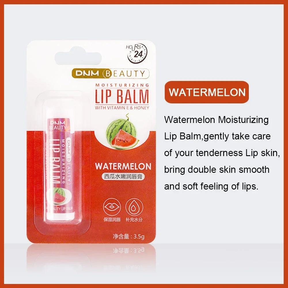 Blushimmer 18-style clear fruit lip balm and lip gloss with moisturizing, hydrating, anti-wrinkle, and long-lasting cosmetic lip care.