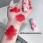 Blushimmer bear-shaped lip glaze and matte lipstick with whitening lip cream, featuring a cute bear design and vibrant lip color.