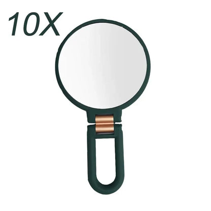 Blushimmer 2x to 15x magnifying folding makeup mirror, small pocket mirror for women, compact and portable for table use