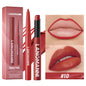 Blushimmer waterproof lipliner and lipstick set with no smudge, fade, or cup marks, designed for durable, flawless lip makeup.