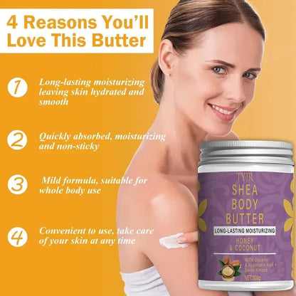 Shea Body Butter Oil 100g Organic Unrefined, Moisturizing Nourishing Softening Body Oil Skin Streaming Products