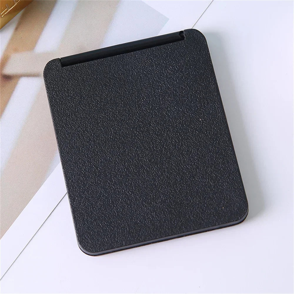 Blushimmer foldable double-sided makeup mirror, portable and compact, ideal for dormitory or on-the-go use