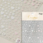 Colorful Cat's Eye 5D gradient European love heart gem nail art stickers with geometric crystals, self-adhesive for manicures.