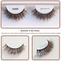 Red Siren Blushimmer brown fluffy mink lashes with soft, luxurious strip design, perfect for natural or cosplay makeup looks.