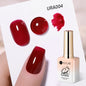 Blushimmer UR Sugar 15ml Jelly Milky White translucent UV gel polish for semi-permanent nail art and soak-off gel varnish.