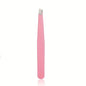 Blushimmer stainless steel eyebrow tweezers set with textured non-slip handles, includes 1/2/4 pieces for precise eyebrow shaping.