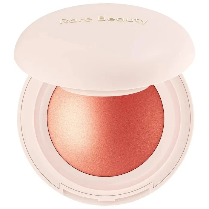 Rare Beauty 3D Face Contour Liquid Bronzer in shade, with smooth, waterproof formula and mirror for natural nose shadow and brightening makeup.