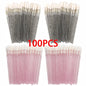 Set of 100/300 crystal lip brush applicator wands from Blushimmer, ideal for lipstick, gloss, and eyelash extension makeup tools