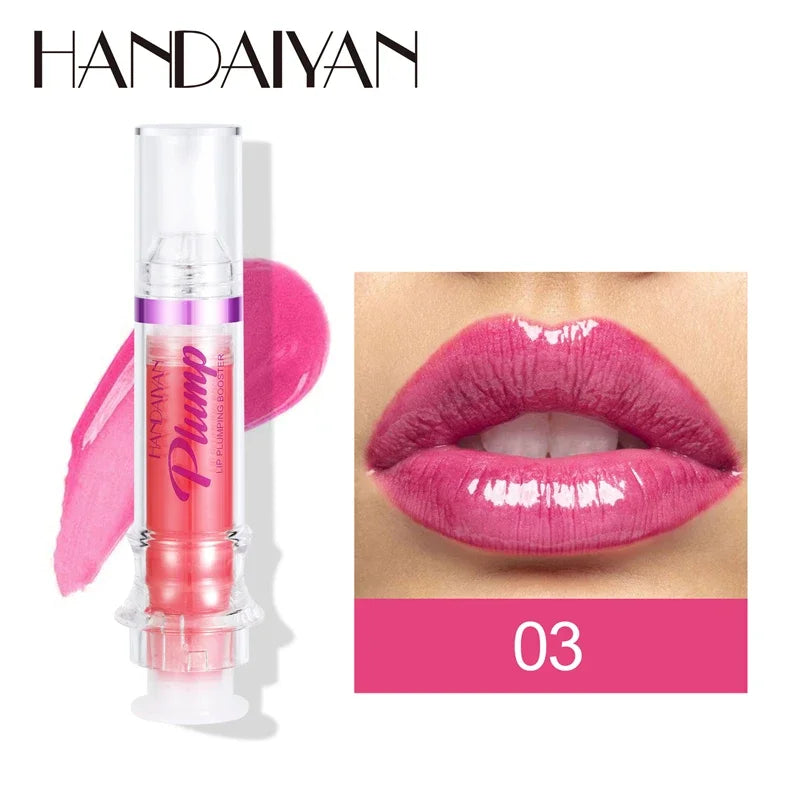 Blushimmer Handaiyan Hydrating Lip Glow Oil in transparent tinted gloss, moisturizing and plumping for dry lips.