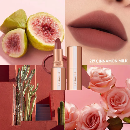 Blushimmer O.TWO.O Matte Lipstick Lip Tint in a vibrant 14-color palette, waterproof, long-lasting, and highly pigmented velvet lipsticks.