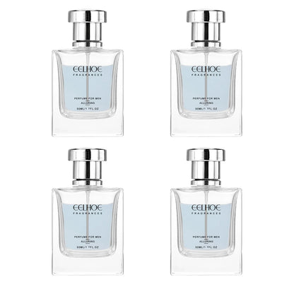 EELHOE 50ml Cupid men's pheromone perfume spray by Blushimmer showing the sleek bottle and rich fragrance design