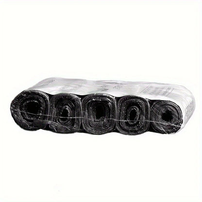 5 rolls/pack, 75 bags total, 4-gallon bathroom trash bags, disposable thin trash bags, kitchen storage trash bags, bathroom, kit