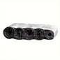 5 rolls/pack, 75 bags total, 4-gallon bathroom trash bags, disposable thin trash bags, kitchen storage trash bags, bathroom, kit