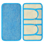 1/2PCS Mop Pad for Swiffer Sweeper Microfiber Floor Washable Reusable Mop Cloths Wet and Dry Flip Mop Cleaning Tools