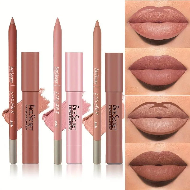 Blushimmer matte lipliner and lipstick set with waterproof, long-lasting soft matte finish, suitable for women's lip makeup.