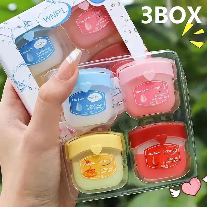 Blushimmer fruit series lip balm set with 4/6/8 moisturizing, refreshing, non-sticky lip masks for soft, healthy lips
