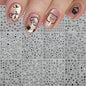 Black cat nail stickers set featuring cartoon puppy and kitten designs for cute, kawaii nail art decor by Blushimmer.