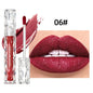 Qibest Glitter Shimmer Liquid Lipstick - Matte Waterproof Lip Gloss