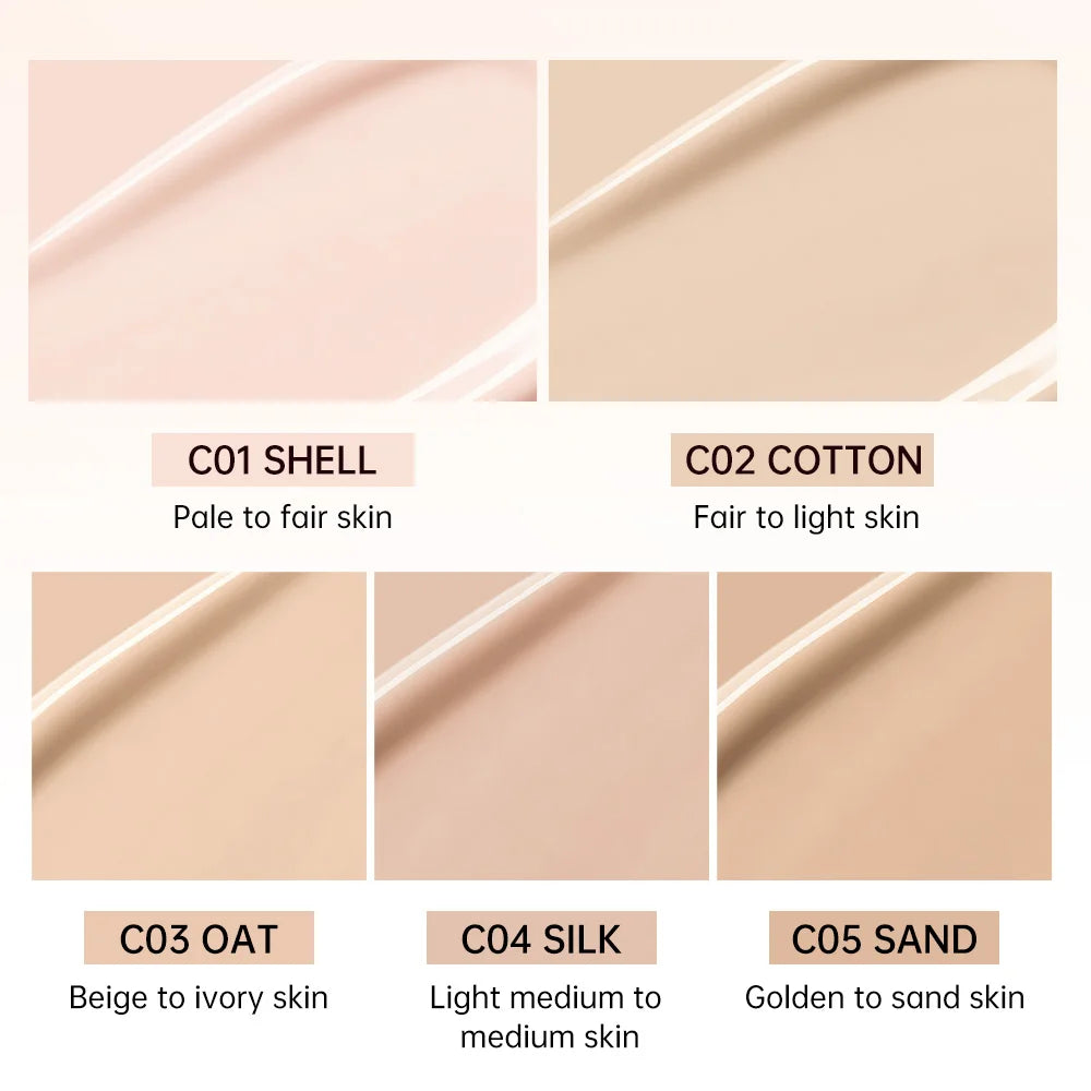 Blushimmer Catkin Panda double-headed concealer stick with liquid and cream formulas for oil control, dark circles, and spot coverage.
