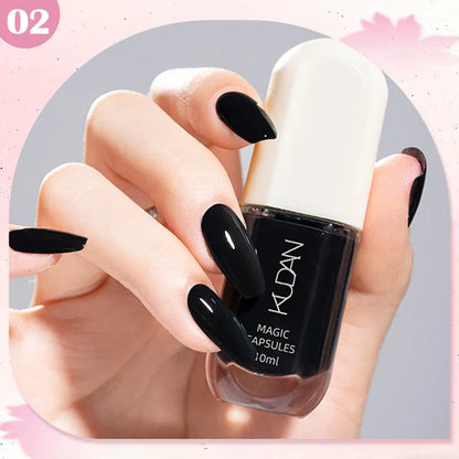 10ml Water-Based Peel Off Nail Polish 40 Colors Long Lasting Quick Drying No Need of Lamp to Cure Nail Supplies Manicure Nails