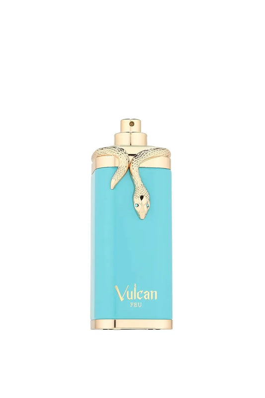 French Avenue Vulcan men's cologne from Fragrance World, 100ml bottle with sleek packaging, part of the Vulcan Feu collection.