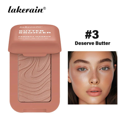 Blushimmer waterproof bronzer contour sticks with matte shades for face contouring, highlighting, and sculpting in a makeup palette.