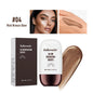 Blushimmer glow bronzing drops and peptide serum in a liquid bronzer bottle, hydrating makeup for a radiant summer glow.