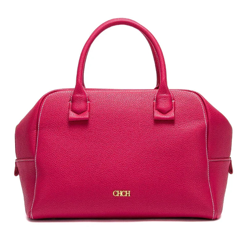 OBA women's rose red crossbody pillow bag with wide strap, stylish handbag for casual and everyday use.