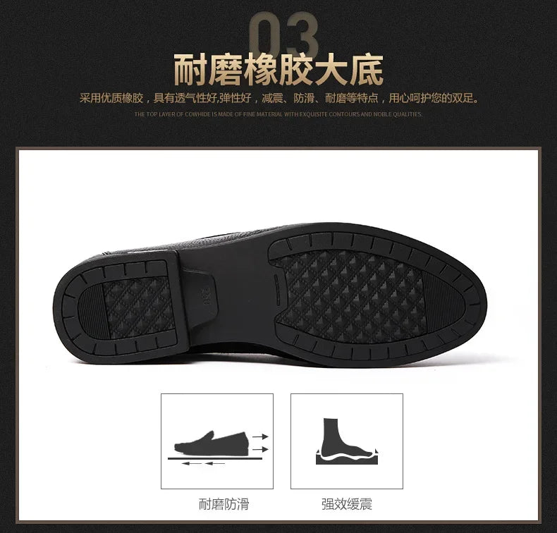 Mens Slip on Shoes Man Moccasins Men's Loafers Genuine Leather Summer Shoes Men Loafer Flats Driving  Shoes Formal 2024