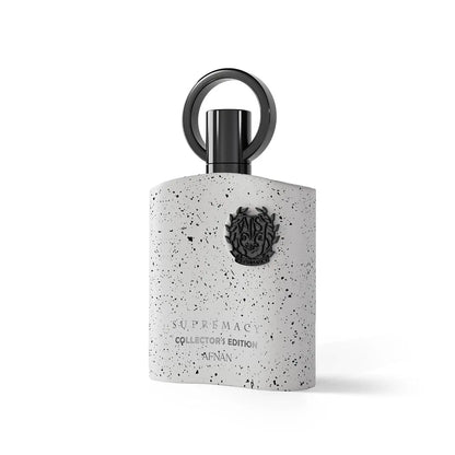 Afnan Supremacy Collector's Edition men’s Eau De Parfum bottle, 3.4 fl oz, with sleek design and modern packaging.