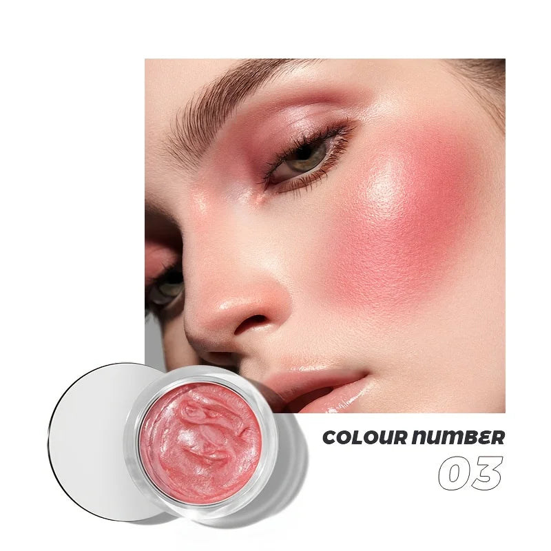 Blushimmer liquid highlighter with 9 colors, waterproof, versatile for cheeks, eyes, face, lips, and body, easy to blend and fade-resistant.