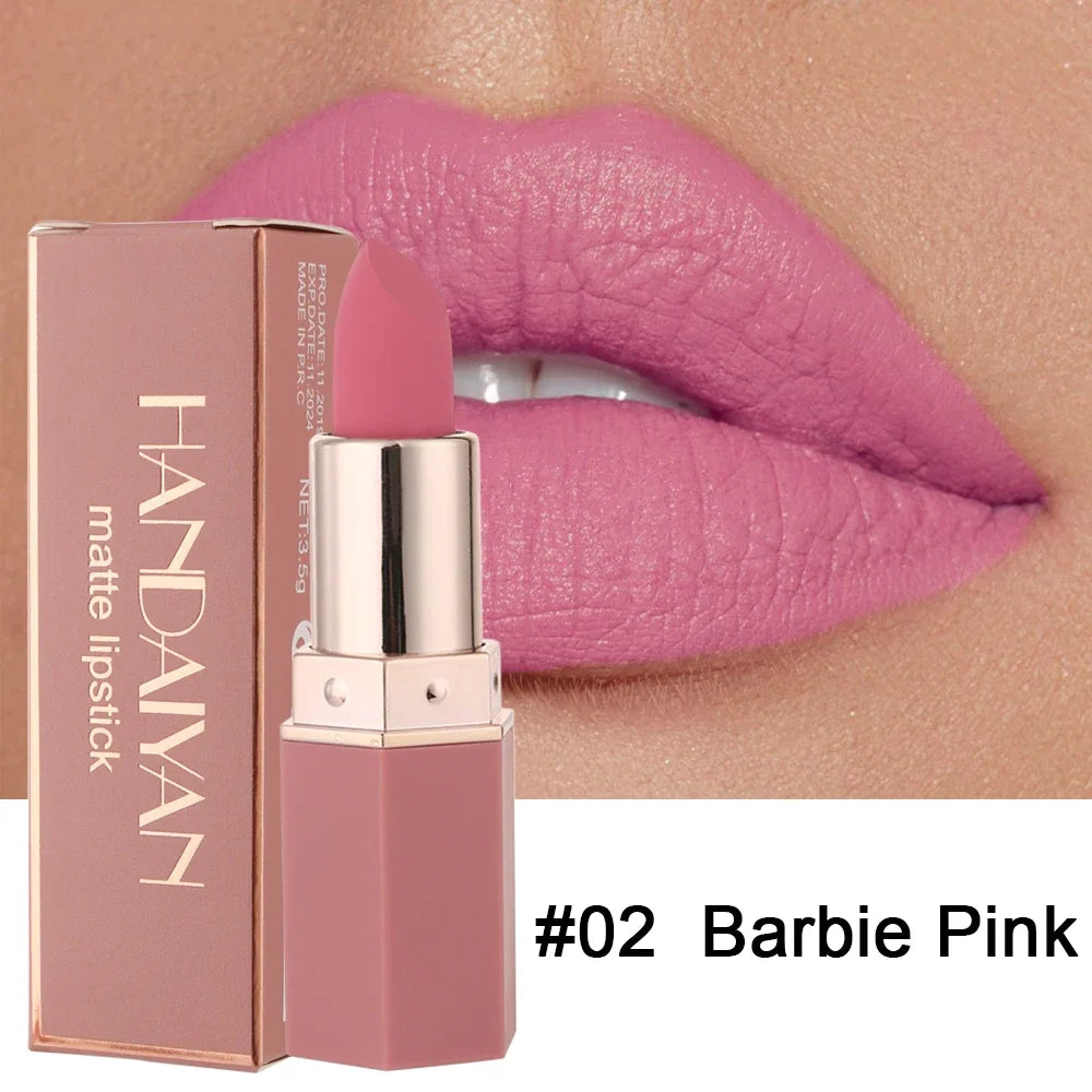 Blushimmer 6-color matte lipstick set with long-lasting, waterproof, smudge-proof velvet finish, non-fading, non-stick lip color.