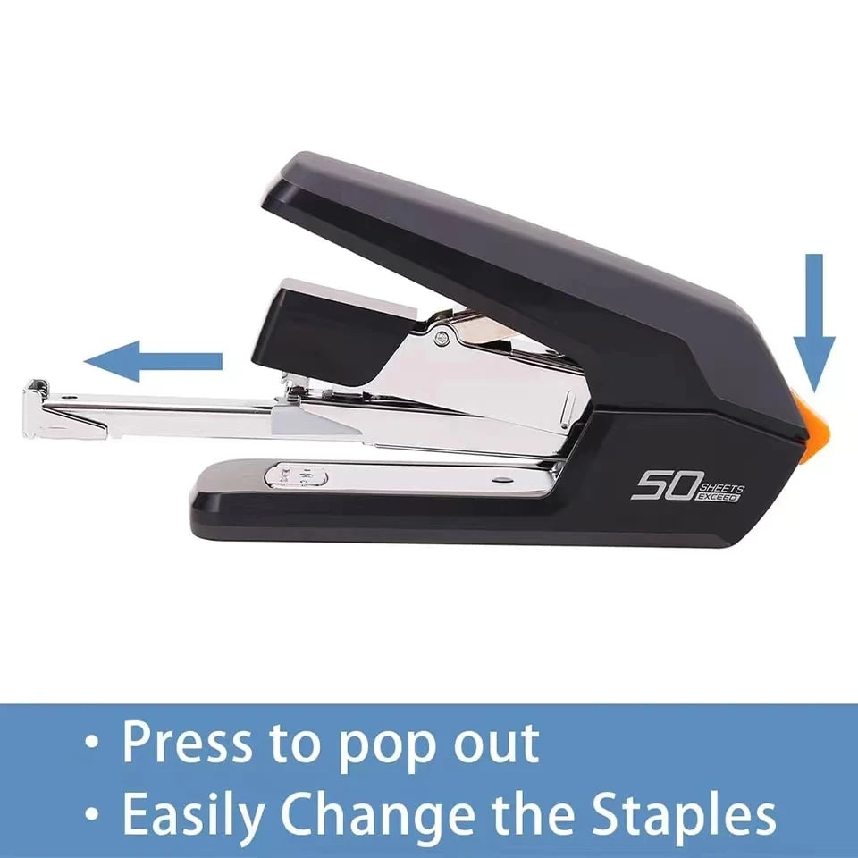 Deli Labor-saving stapler office supplies student special mini small stapler standard multi-function practical stapler