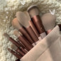 Set of 22 professional makeup brushes by Blushimmer, including eyeshadow, eyeliner, and cosmetic brushes for precise application.